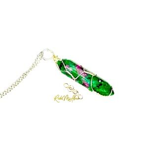 Unakite Reiki Infused Necklace